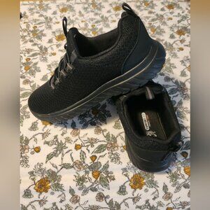Athletic works black sneakers